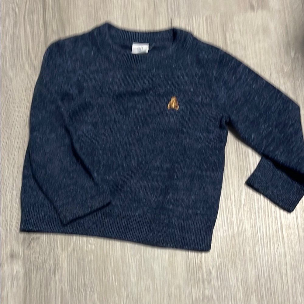 4/$30 GAP Navy Blue Polo Shirt with Embroidered Detail
